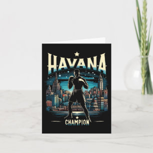 Cartão Havana Champion Cuban Boxirit City