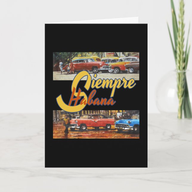 Cartão Havana Cuba - Siempre Habana (Frente)