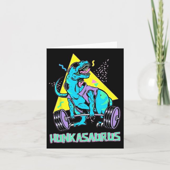 Cartão Havikasaurus Welevaging Gym Workout (Frente)