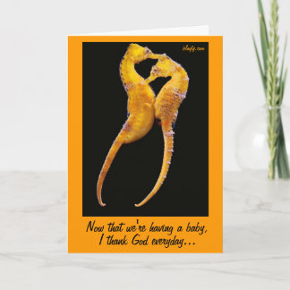 Cartão Having a baby