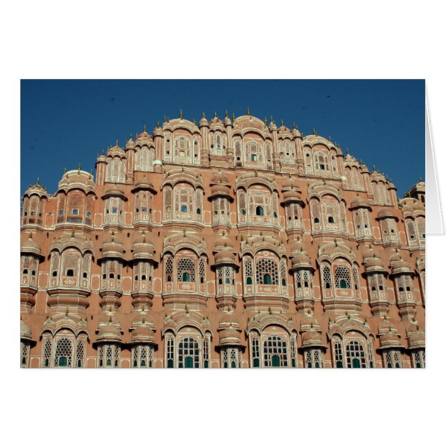 Cartão hawa mahal (Frente Horizontal)