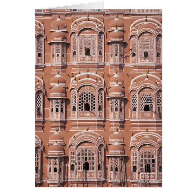 Cartão Hawa Mahal (Palácio dos Ventos), Jaipur (Frente)