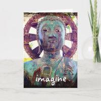 Hawaii Tropical Antique Buda Imagine Script