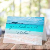 Hawaii Tropical Beach Você Me Teve Na Aloha Script