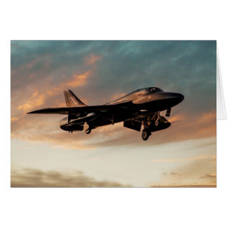 Cartão Hawker Hunter