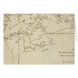 Cartão Hawkins's Maidenland, Falkland Sound