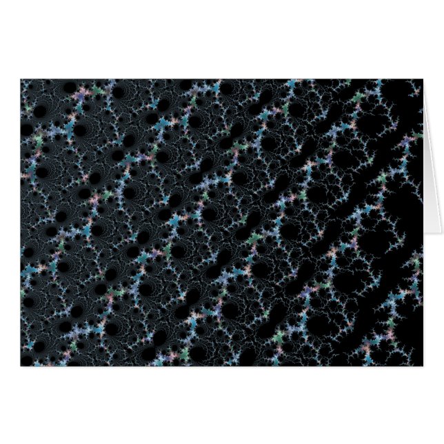 Cartão Haze - Mandelbrot Fractal (Frente Horizontal)