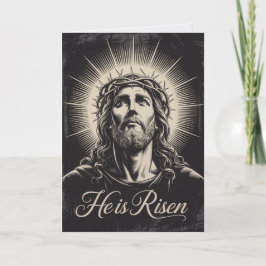 Cartão He Is Risen Easter Bulk Cards Church Greeting