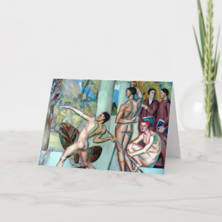 Cartão Healthy Mind in a Healthy Body Fine Art Card