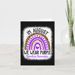 Cartão Heart August Usamos overdose roxa Diversão