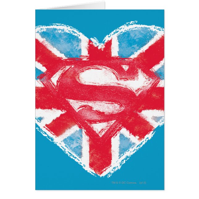 Cartão Heart British S-Shield (Frente)