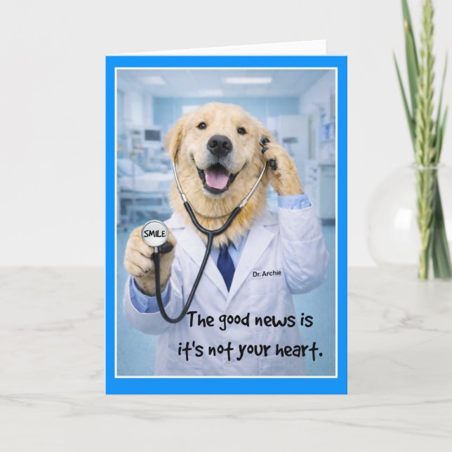 Cartão Heart is Good So... Get Well Card  STSB-1 (Frente)