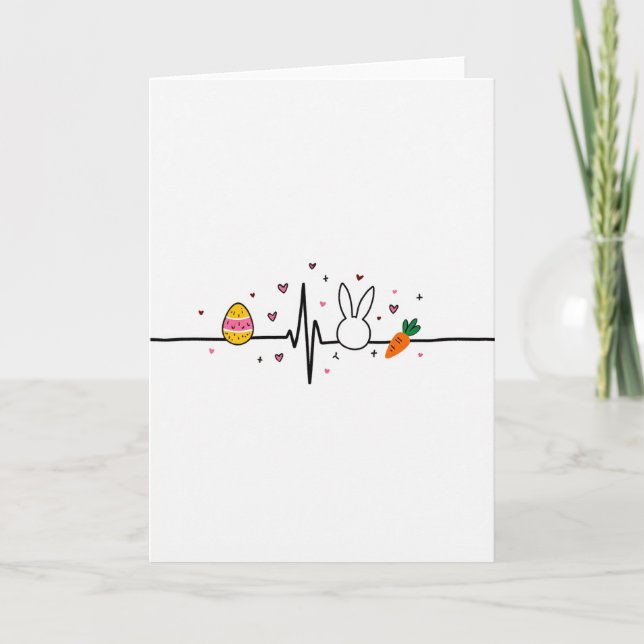 Cartão Heart Pattern Celebration Card (Frente)