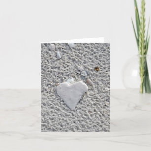 Cartão Heart Shell Blank Note Card