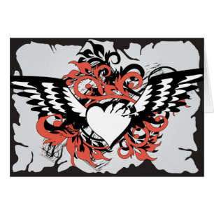 Cartão heart&wings_card