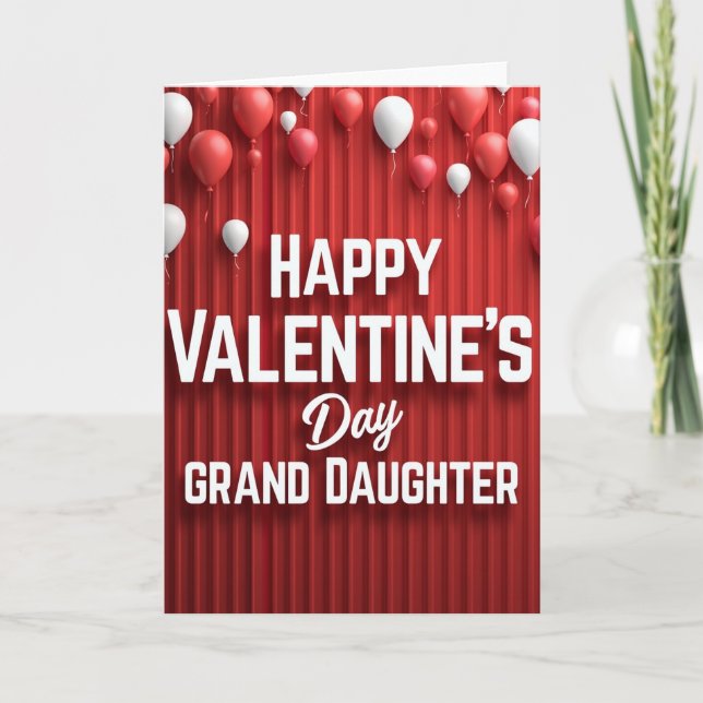 Cartão Heartfelt Granddaughter Card (Frente)