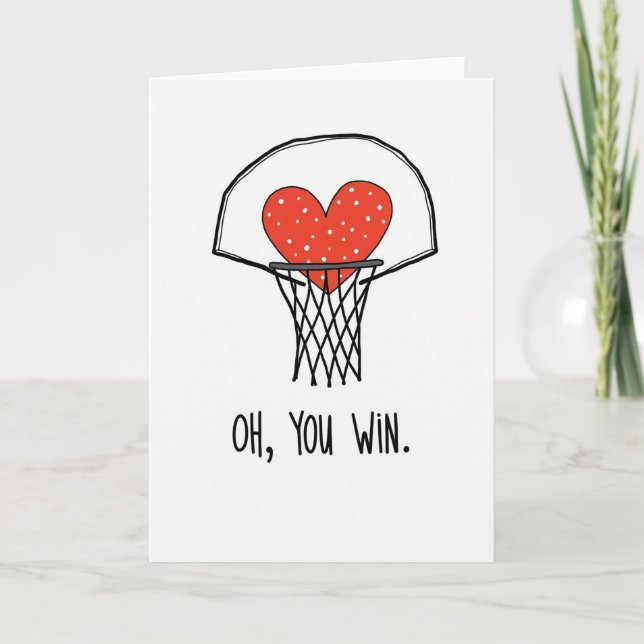 Cartão Heartfelt Minimalist Win Card (Frente)
