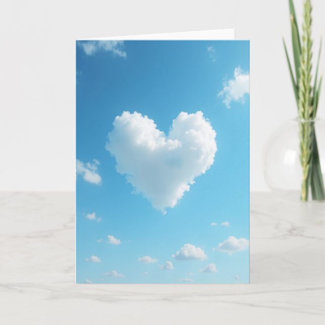 Cartão Heartfelt Sky Heart Card (Frente)