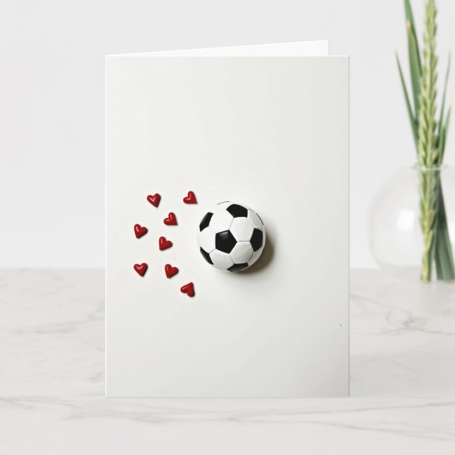 Cartão Heartfelt Soccer Card (Frente)