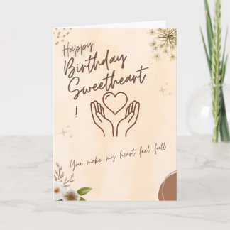 Cartão Heartfelt, Supportive Birthday card for Grandchild