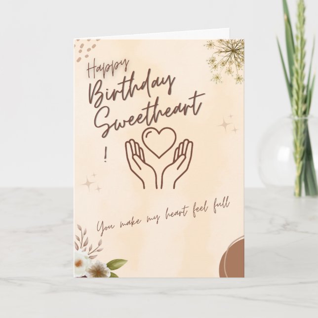 Cartão Heartfelt, Supportive Birthday card for Grandchild (Frente)