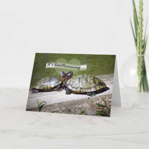 Cartão Heartwarming Friendship, Two Turtles