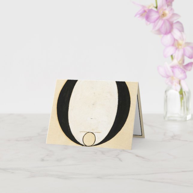 Cartão Heathens, 1920, por Hilma af Klint (Orquídea)