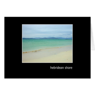 Cartão Hebridean Shore