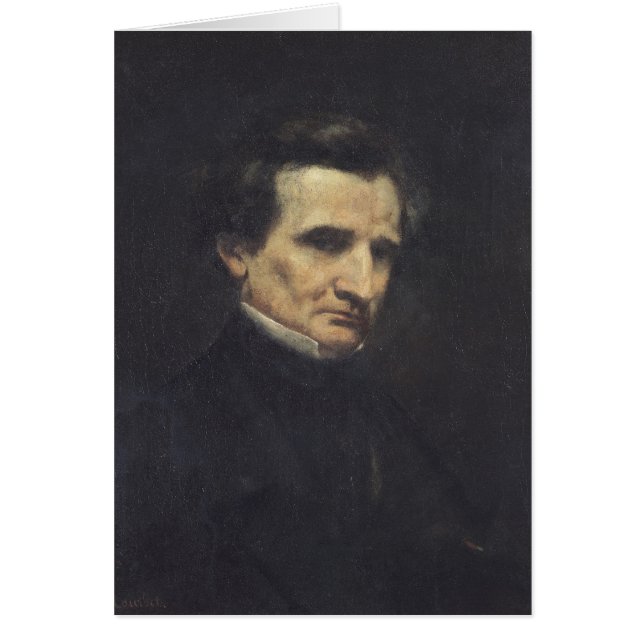 Cartão Hector Berlioz 1850 (Frente)