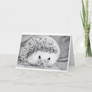 Cartão Hedgehog Drawing Greeting Cards