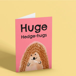 Cartão Hedgehog Fica Bem