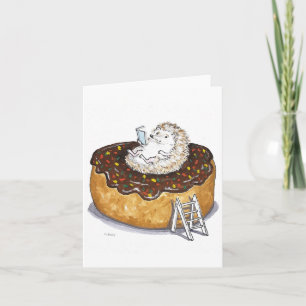 Cartão Hedgehog Indulgence