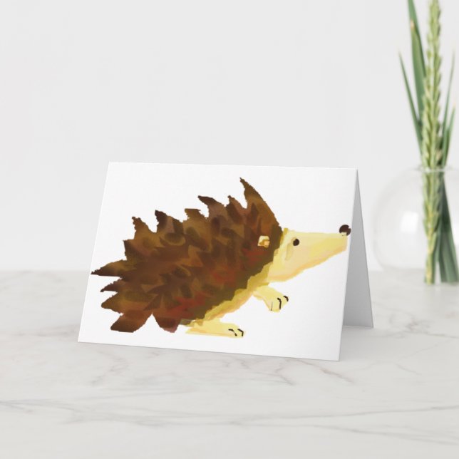 Cartão Hedgie (Frente)