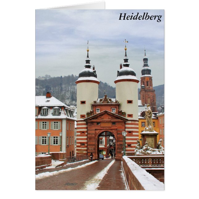 Cartão Heidelberg, Alemanha (Frente)