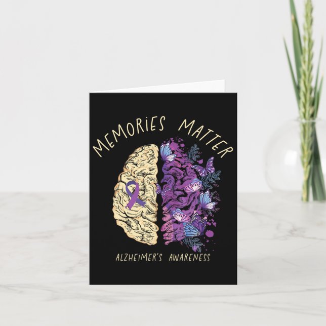 Cartão Heimerheimer Dementia Apoio à Consciência Me Céreb (Frente)