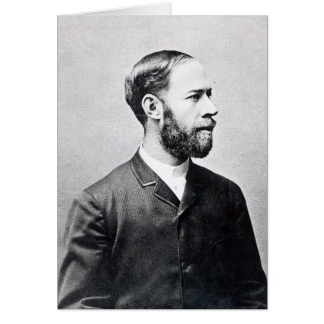 Cartão Heinrich Rudolph Hertz (Frente)