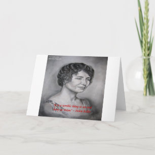 Cartão Helen Keller Having Vision Wisdom Quote
