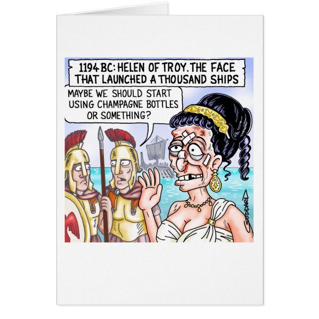 Cartão Helen of Troy (Frente)