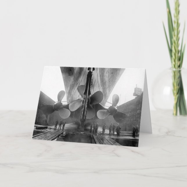 Cartão Hélices de Titanic (Frente)