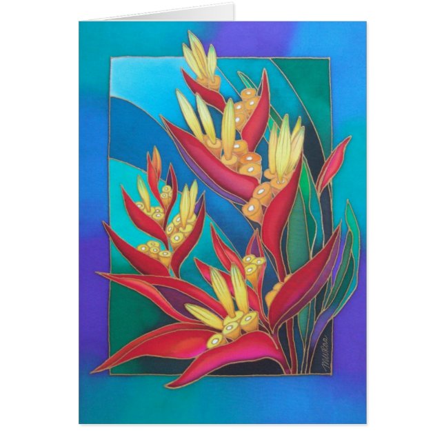 CARTÃO HELICONIA NO VENTO (Frente)