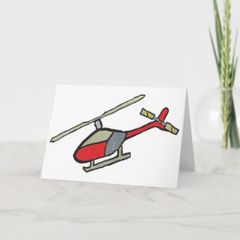Cartão Helicóptero