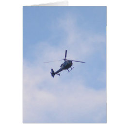 Cartão Helicóptero Gazelle