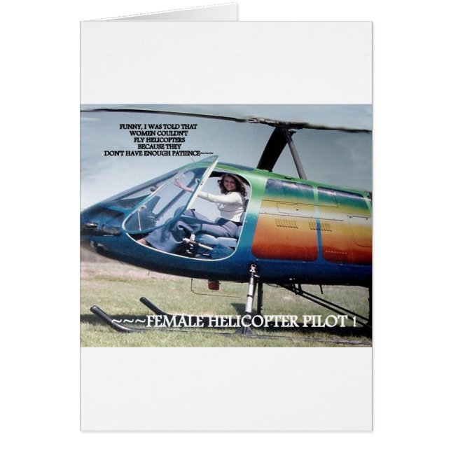 Cartão helicópteros (Frente)