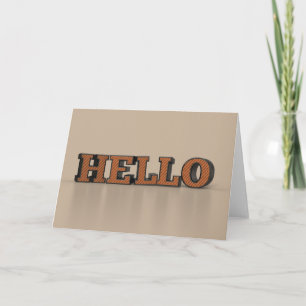 Cartão Hello