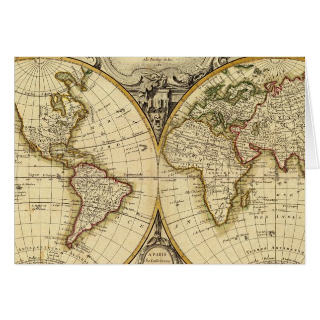 Cartão Hemisfério duplo (Frente Horizontal)