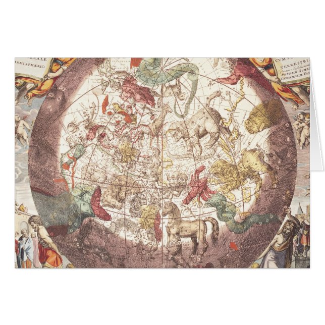 Cartão Hemisfério Norte, 'do celestial (Frente Horizontal)