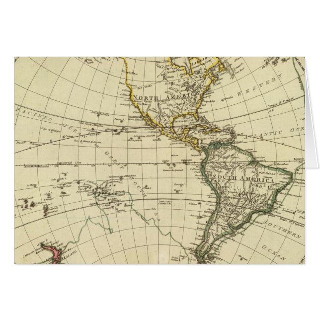 Cartão Hemisfério Ocidental 11 (Frente Horizontal)