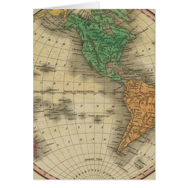 Cartão Hemisfério Ocidental 16 (Frente)