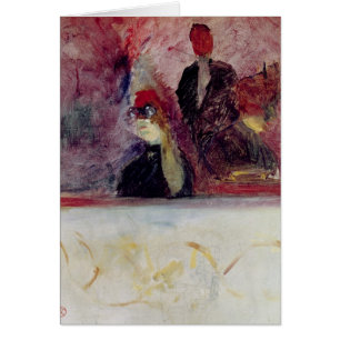 Cartão Henri de Toulouse-Lautrec   a caixa no Mascaro