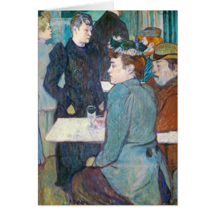 Cartão Henri de Toulouse-Lautrec Moulin de la Galette
